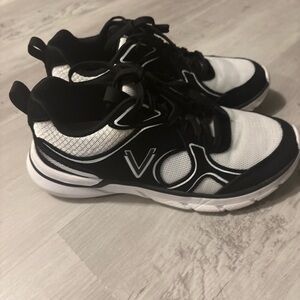 Vionic Black and White Athletic Shoes
